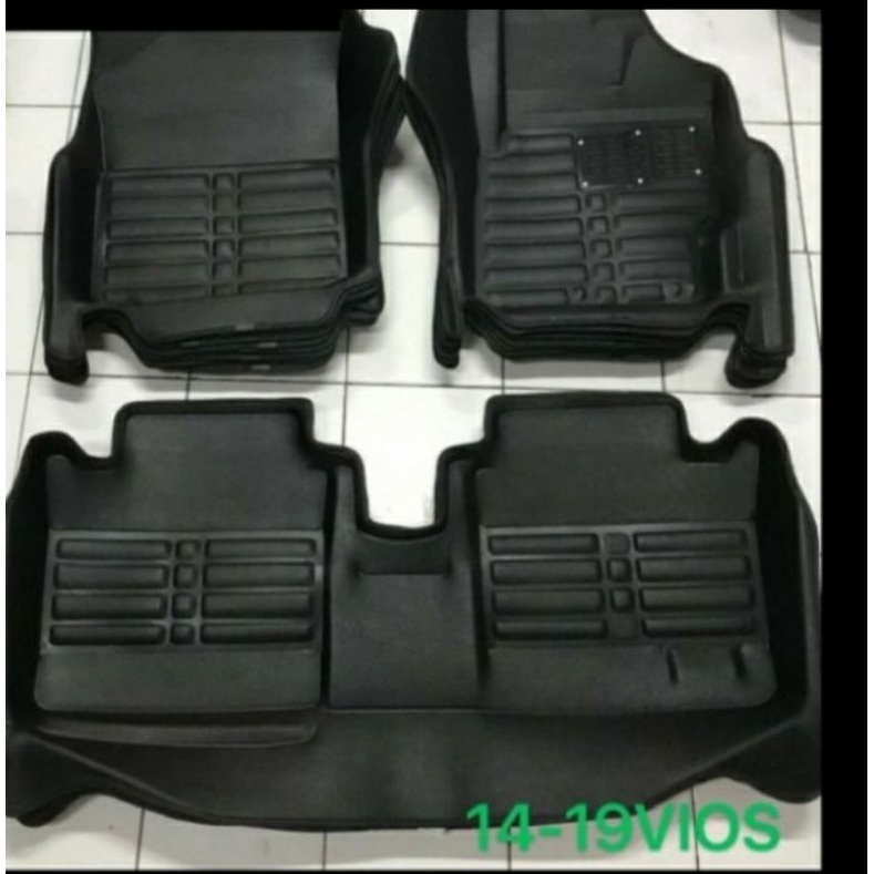 Karpet Mobil Premium 5D 2 Baris Toyota Vios 2014-2019