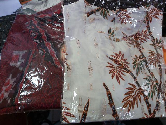 Atasan Batik Dolby Dolbi Dobby Doby Tenun Sutra Tulis Halus Katun Atbm Baron ,sarombit Atasan