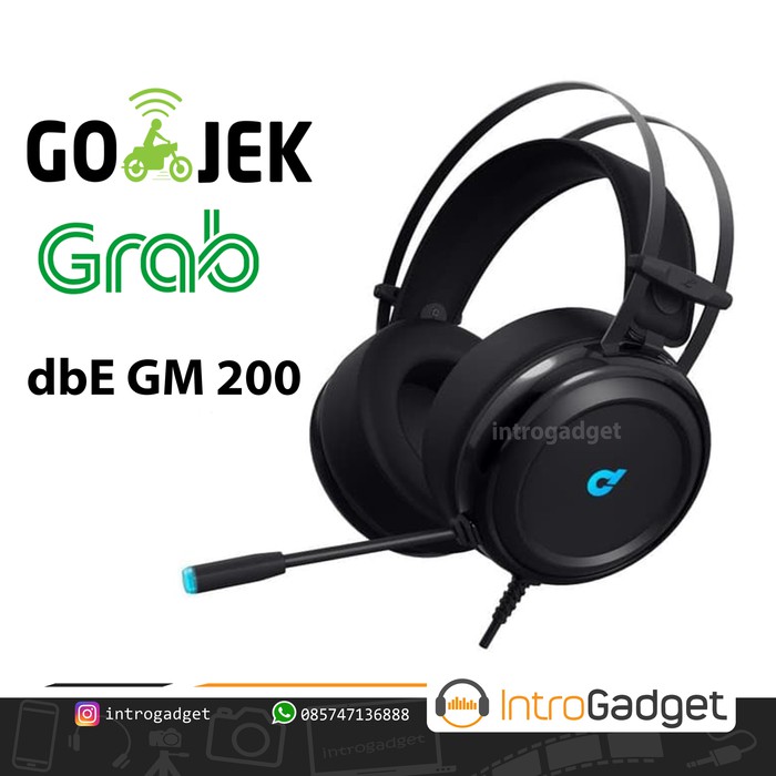 dbE GM200 GM 200 Headphone Gaming Headset - Hitam