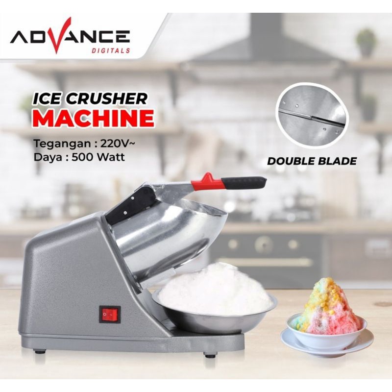 Mesin Serut Es / Ice Crusher Advance SE-201 2 Mata Pisau
