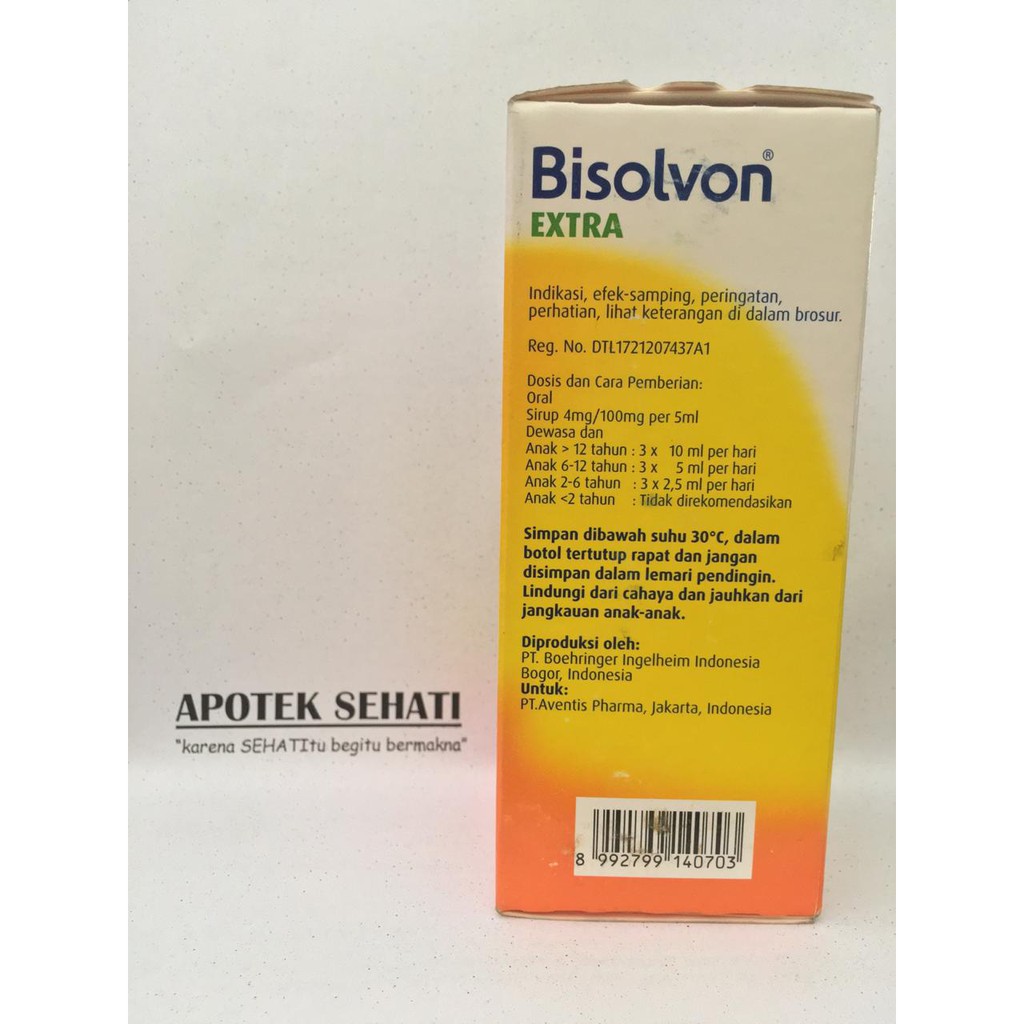 Bisolvon Extra Sirup Batuk Berdahak 125ml