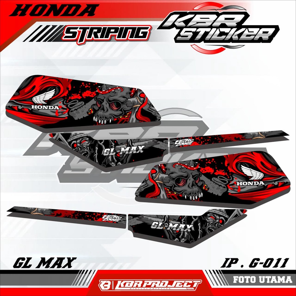 GL MAX (COD) STICKER STRIPING MOTOR GL MAX.11