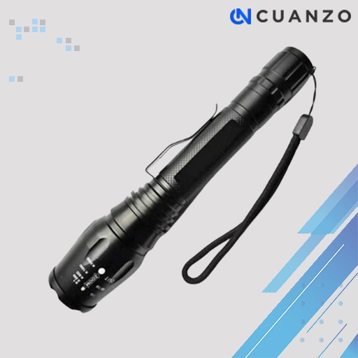 Senter LED Flashlight Cree XM-L T6 3800 Lumens / Senter LED Gunung Outdoor Cas Casan Charger Usb Mini Zoom Swat Police Super Terang Jarak Jauh Anti Air Tahan Air Awet Berburu Batre Baterai Tahan Lama Portable Rechargeable / Lampu Senter LED Murah Original