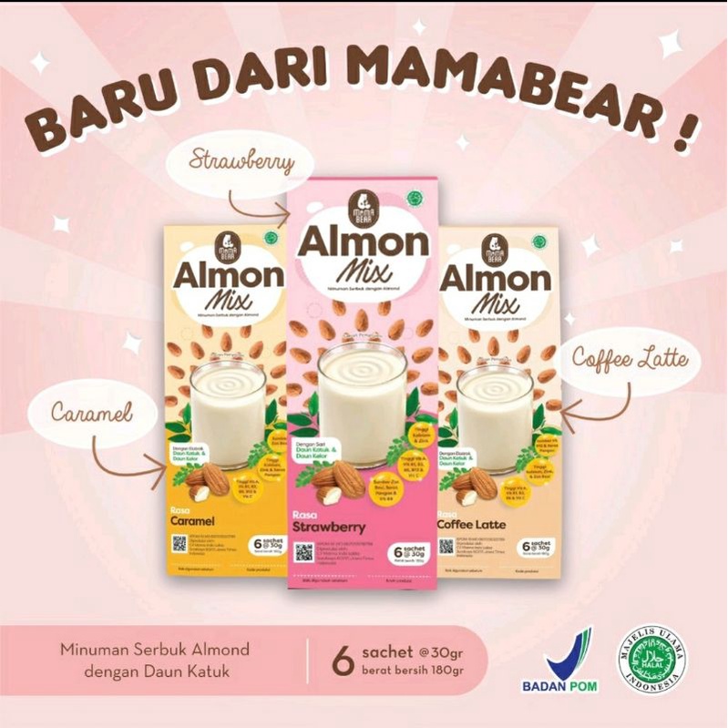 Mama Bear Almon Mix / Almonmix mamabear / mama bear almond/ ASI Booster / Pelancar ASI