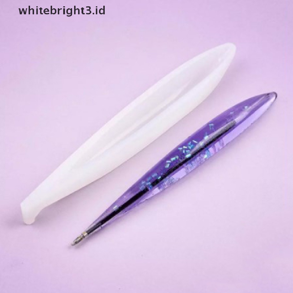 (whitebright3.id) 1pc Cetakan Resin Epoxy UV Bahan Silikon Untuk Membuat Perhiasan