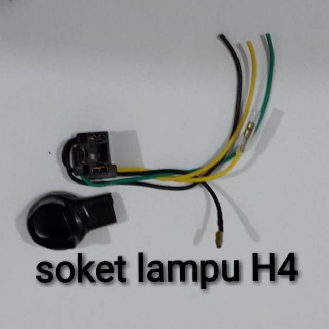 Soket Lampu H4 Fiting Lampu H4 Fitting Lampu Vixion Cb 150 Scoopy Mobil H4 Shopee Indonesia