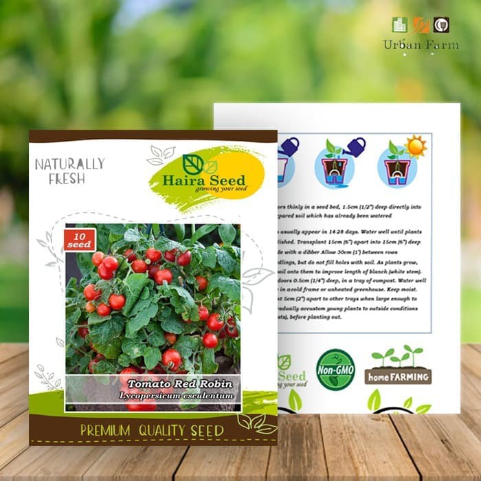Benih Buah Tomat Red Robin - Haira Seed