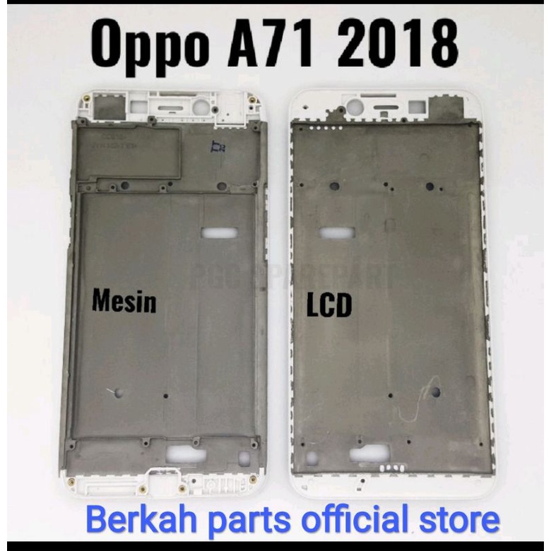 frame tulangan tatakan Bazzel  LCD oppo a71 2018 original