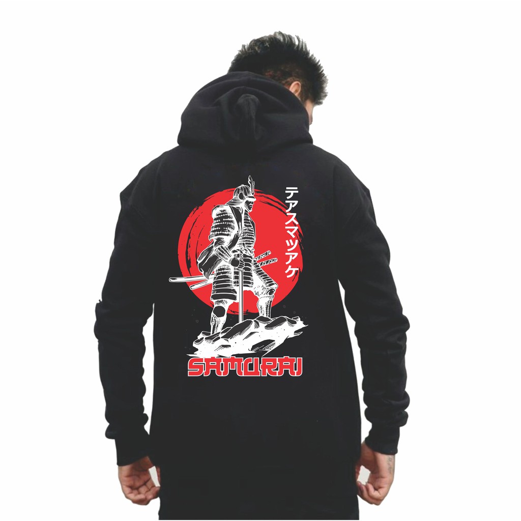 JAKET HOODIE DISTRO SAMURAI JEPANG BIG SIZE JUMBO M L XXL XXXL XXXXL XXXXXL