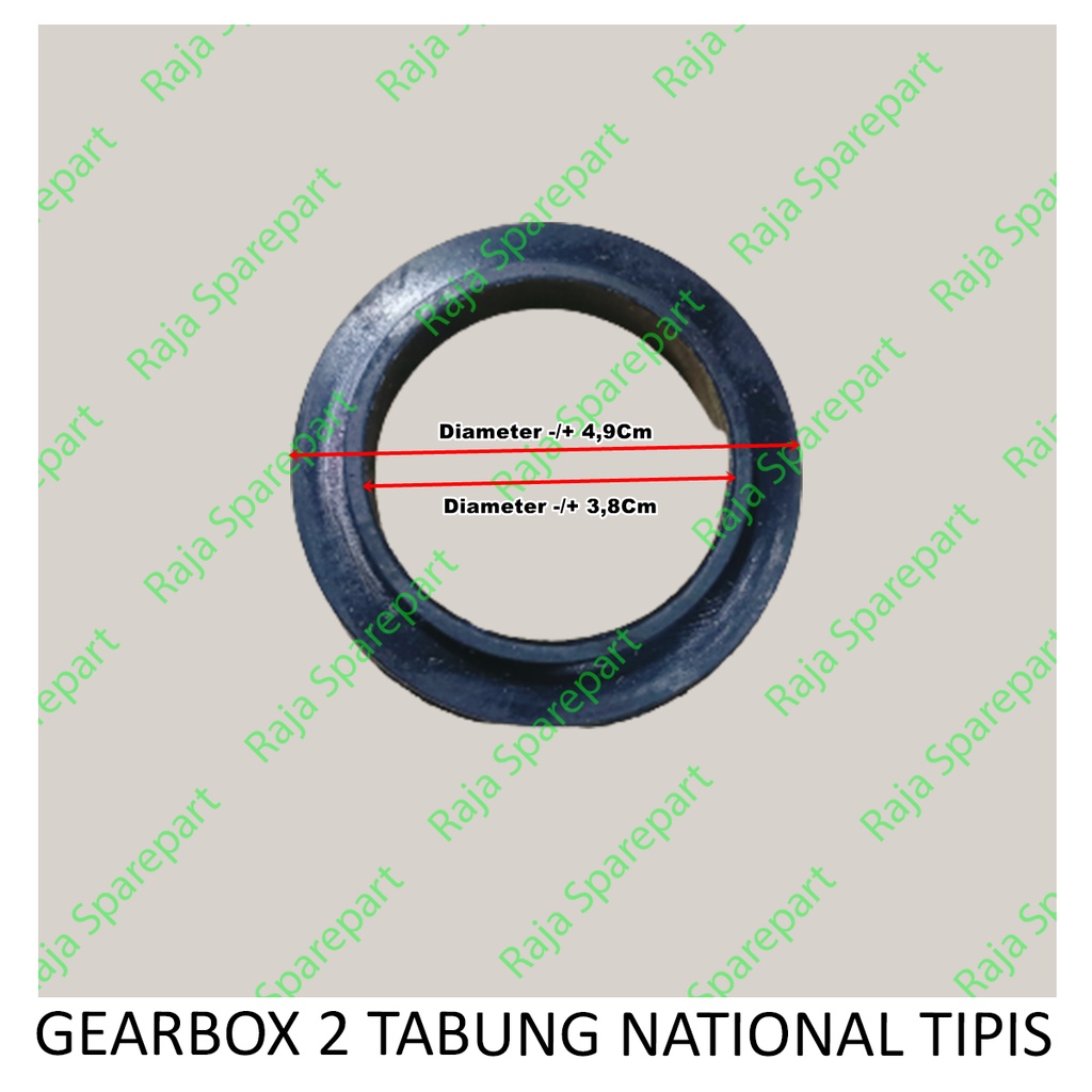 Gearbox Mesin Cuci 2 Tabung National Tipis ( Kotak - Kotak ) GB25