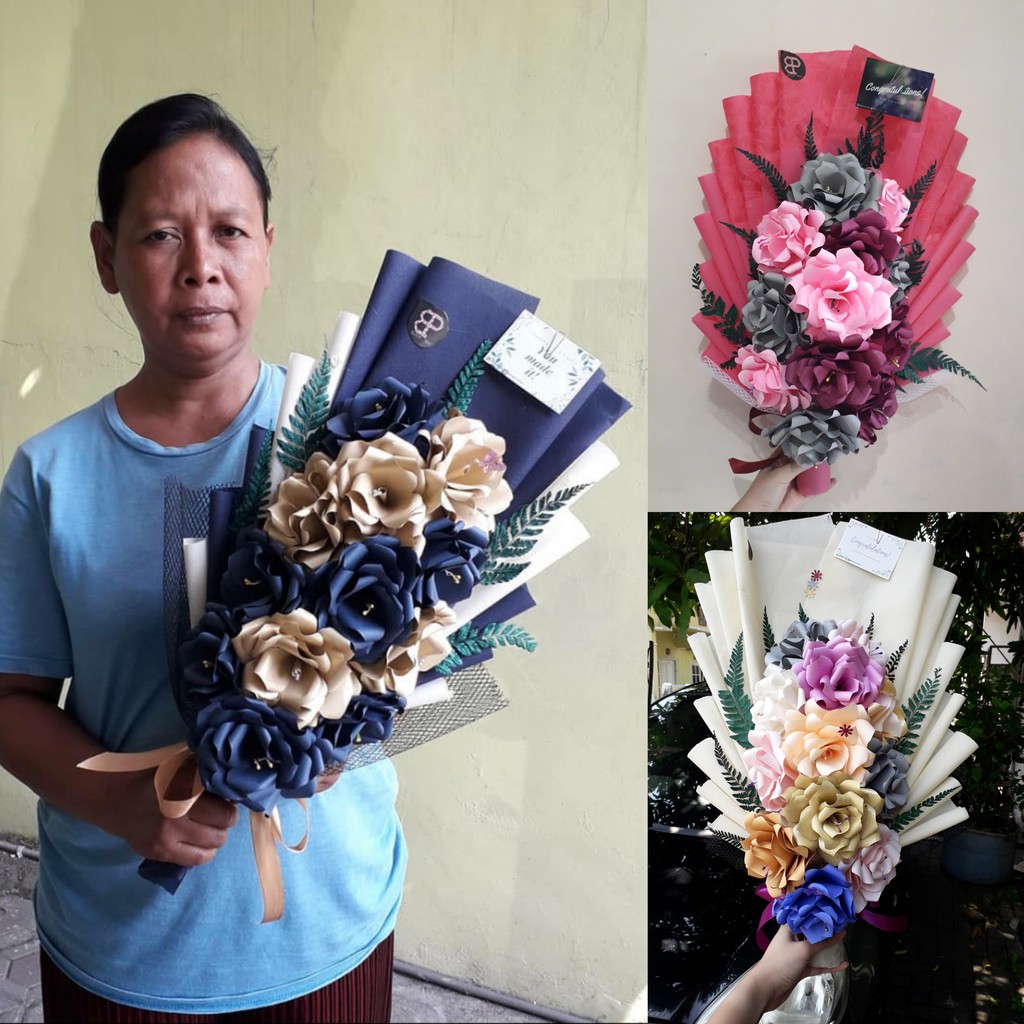 [PROMO] [READY] Buket Bunga Kertas 12 Tangkai Besar Dan Murah / Big Bouquet