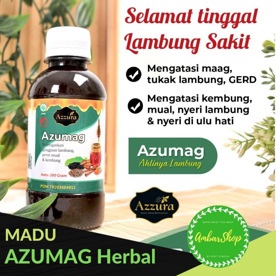 

Azumag - Madu menyembuhkan Asam lambung - Maag Kronis - GERD - Nyeri Lambung BPOM