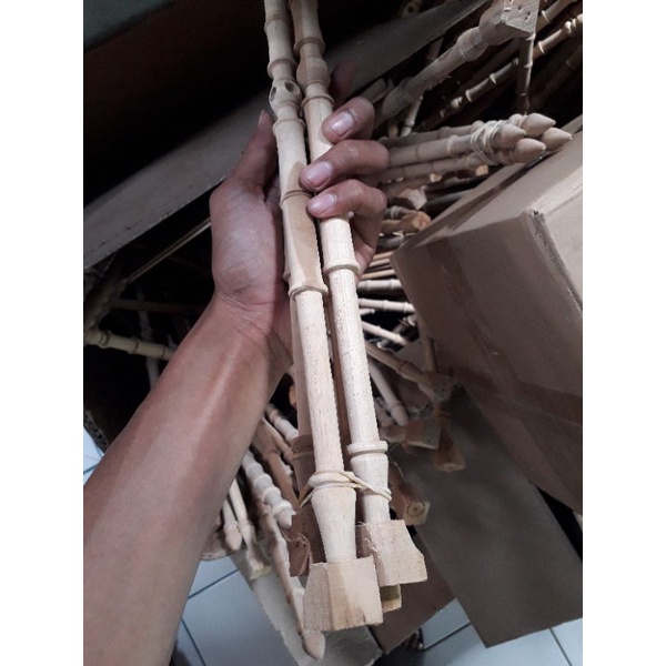 Tiang Sangkar Burung Tinggi 60cm Tiang Sangkar Murah 4 Batang