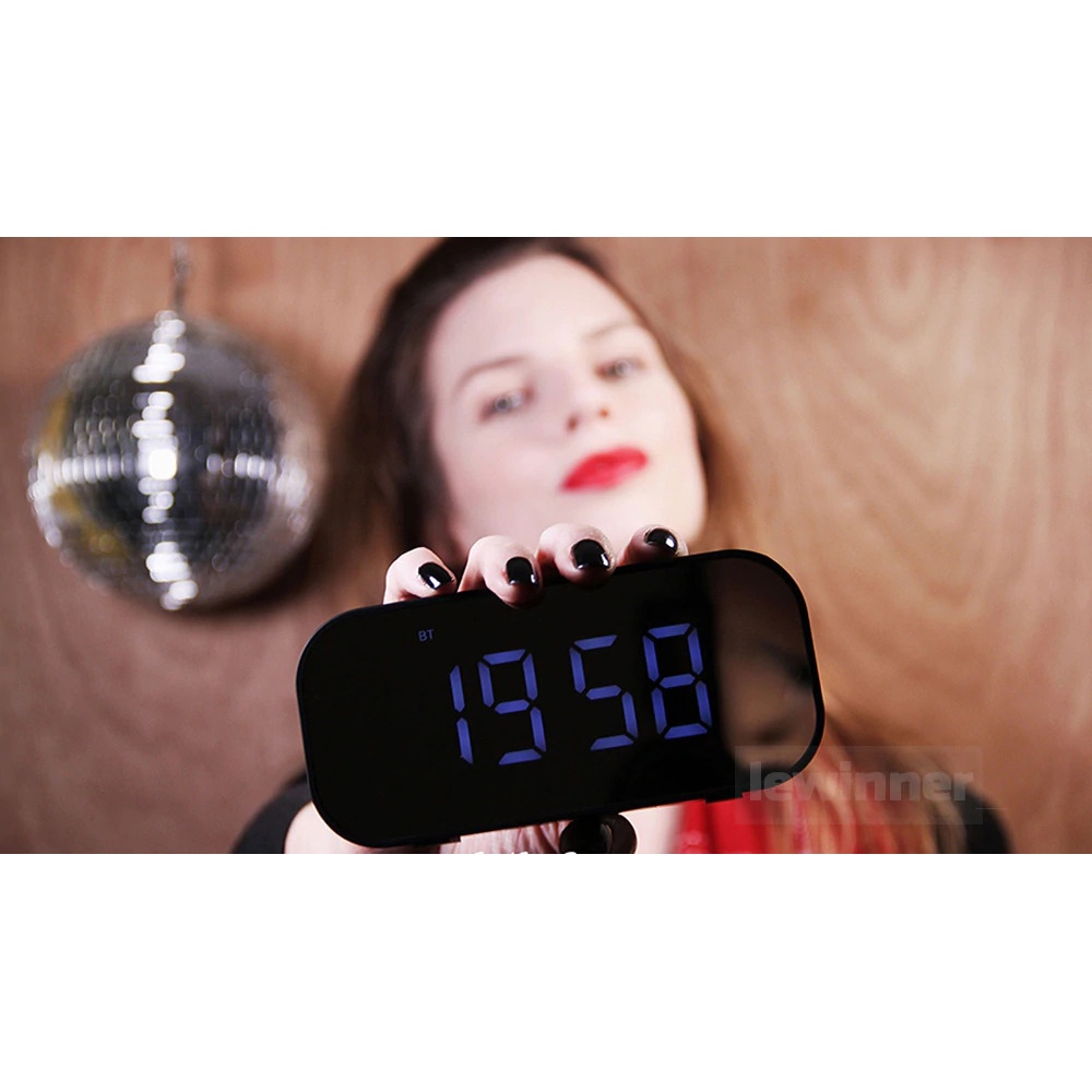 Jam Alarm Clock with Bluetooth Speaker TF AUX - BT501