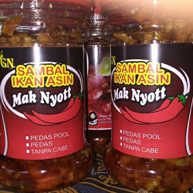 

Sambel ikan asin Mak nyoot