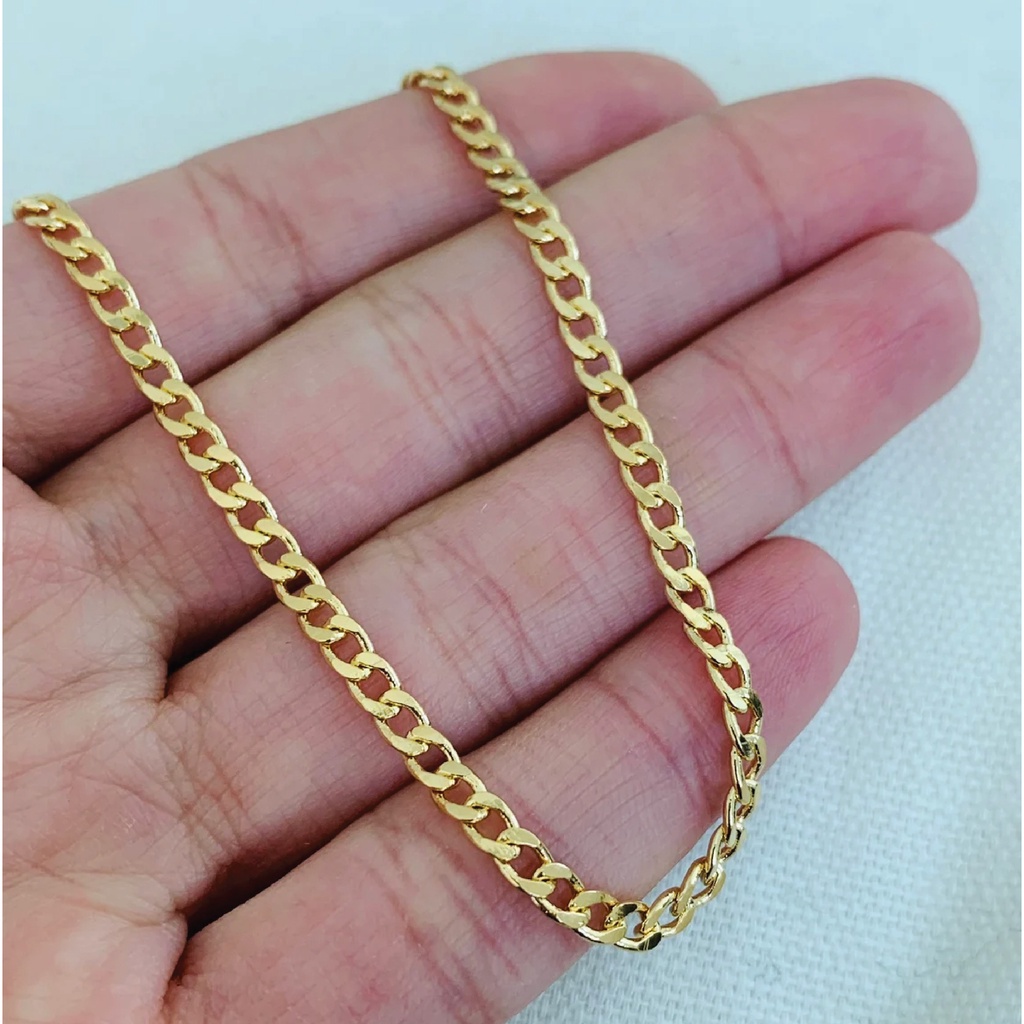 Gelang Rantai Tebal Baru Gold/ Silver Ready