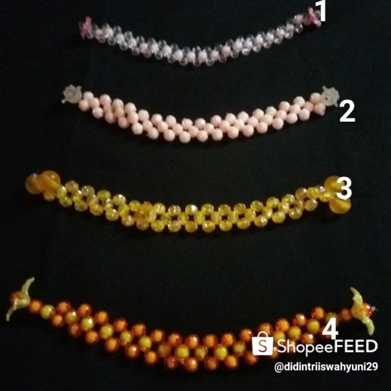 konektor masker hijab manik manik