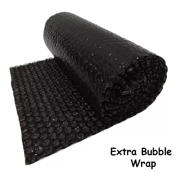 

Extra Bubble Wrap Packing Untuk Keamanan Paket/ Plastik Gelembung Hitam