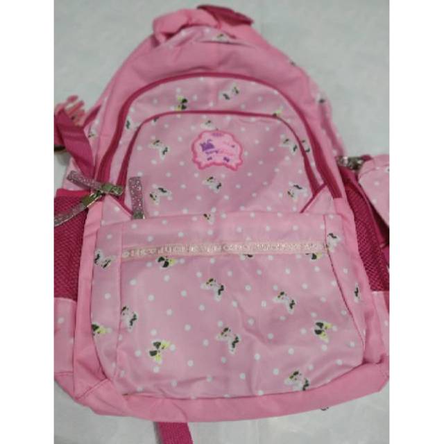 Tas ransel anak sekolah  back pack silver girl alto