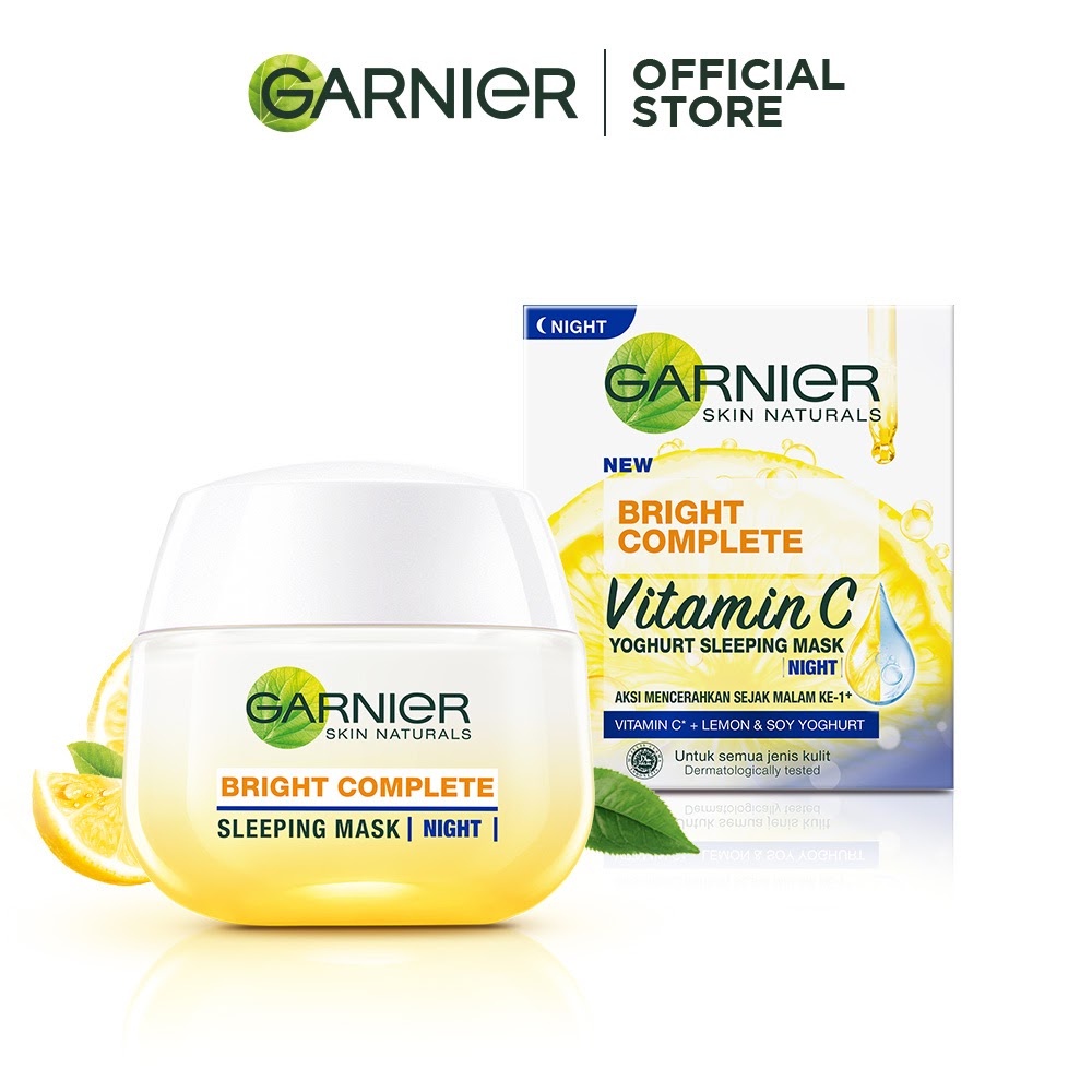 Garnier Bright Complete White Speed Sleeping Mask Night Cream - 50 ml- Skincare (Light complete)