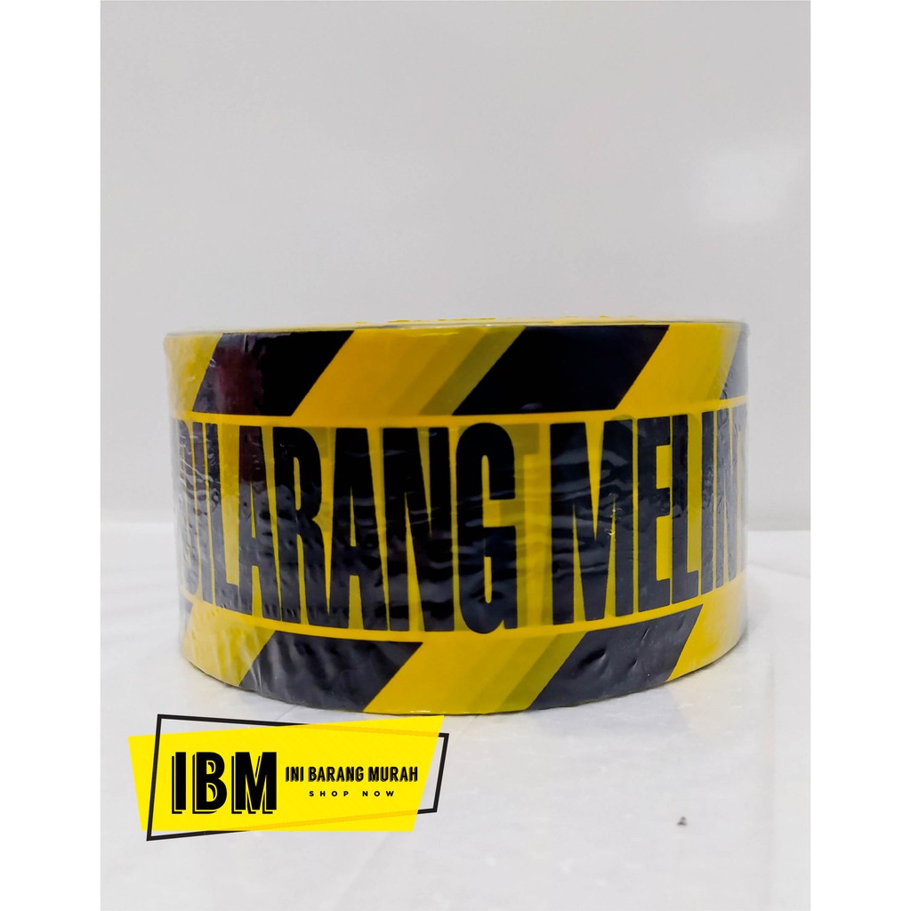 Police line barricade tape DILARANG MELINTAS 3&quot; x 500 meter