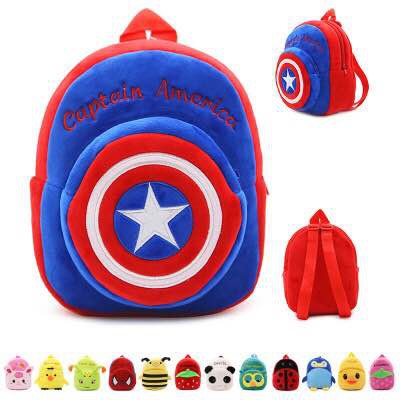 Tas Ransel Anak-Anak Karakter Kartun Tas Punggung Motif Boneka Lucu Balita Bag Kids Bludru Azgalery T76-2 Kecil