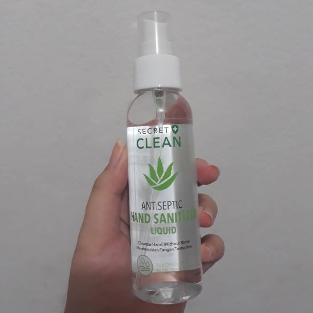 Secret Clean Hand Sanitizer Spray Antis Aloe Vera 100ml