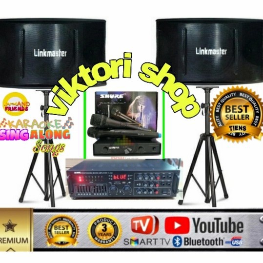 PAKET SPEAKER KARAOKE LINKMASTER