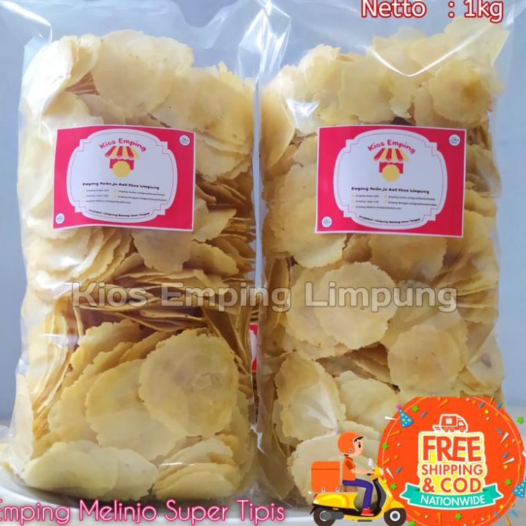 

SERBA MURAH Emping Melinjo Super Tipis Mentah 1kg ♖ 863