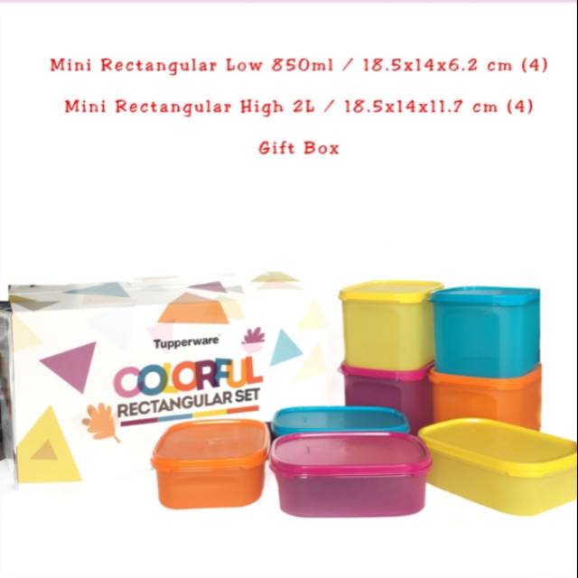 Colorful rectangular hk 600