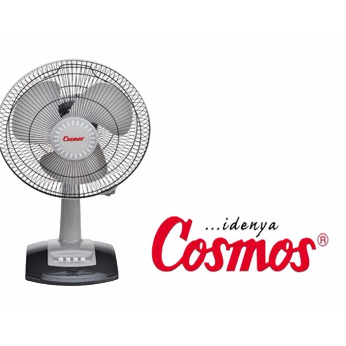 kipas angin cosmos desk fan 12&quot;(DAR-N) abu-abu  angin kencang