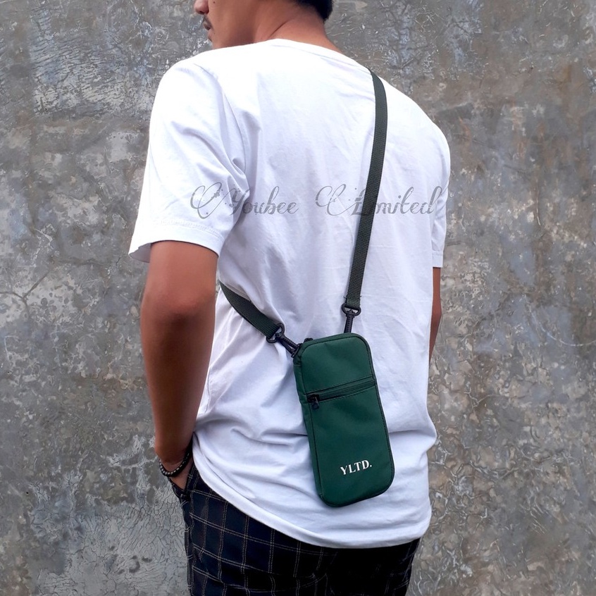 Rancis Jaya - Dompet Hanging Wallet Hp YLTD  Pria Wanita Gantung Leher Original