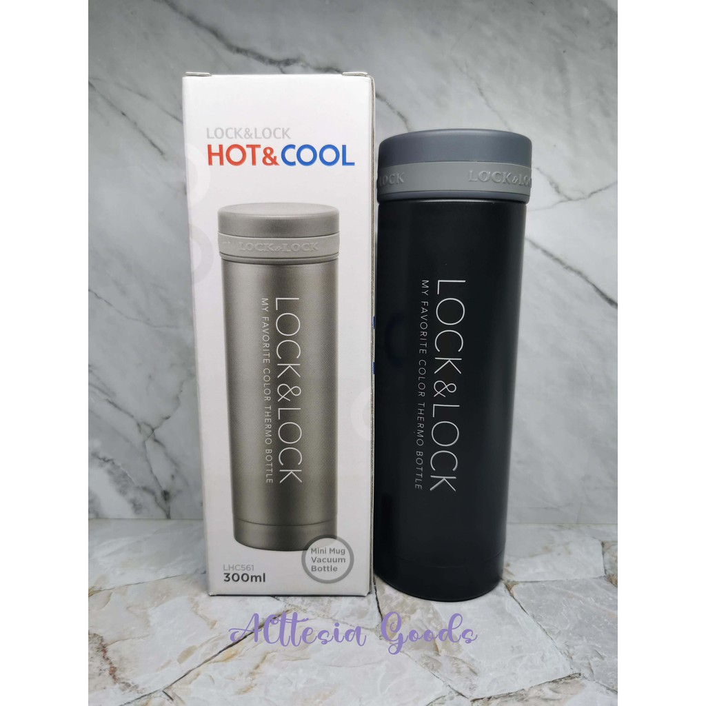 Lock&Lock Hot and Cool Tumbler Mini Mug 300mL - Black