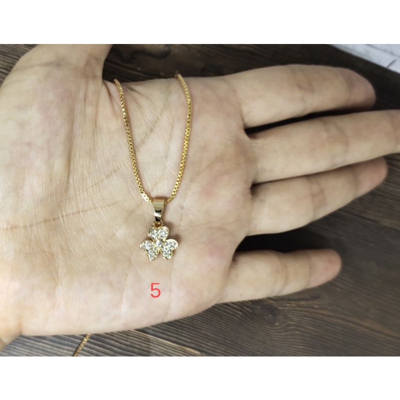 Fifi Fashion Kalung Dania Fashion Xuping Lapis Emas 18k Perhiasan