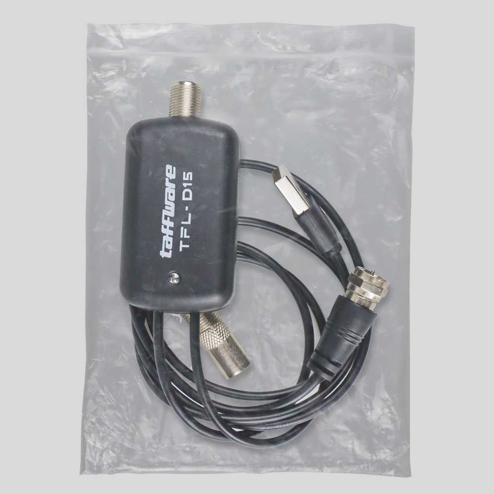 (Mumtaz) Taffware Penguat Sinyal Antena TV Amplifier Booster DVB-T2 - TFL-D15