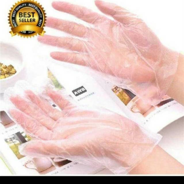 SARUNG TANGAN PLASTIK / SARUNG TANGAN PLASTIK ISI 100PCS