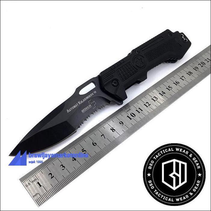 Pisau Lipat Tactical Boker Plus Automat Kalashnikov 10 Edc Knife