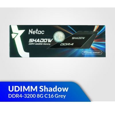 Netac UDIMM Shadow DDR4-3200 8G C16 Grey