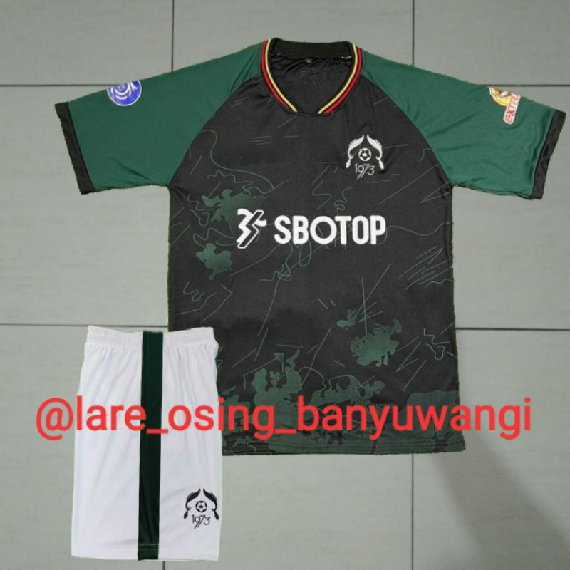SETELAN DEWASA PERSIKABO 1973 HOME 2020 - 2021 BRI LIGA 1 HIJAU JERSEY CELANA LOKAL