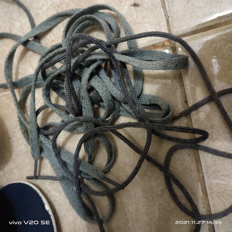 Tali  Sepatu Gepeng Murah Warna Warni