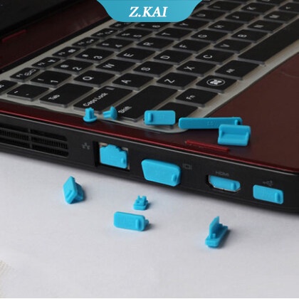 16pcs / set Dust Plugs USB Bahan Silikon Untuk Laptop / Komputer