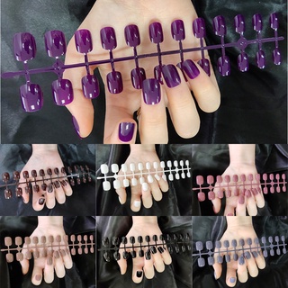 24 Pcs Kuku Palsu Untuk Wanita