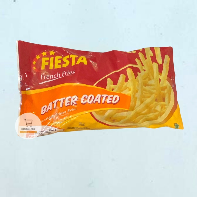 Fiesta French Fries Batter Coated Kentang Keju Fiesta 500gr / 1kg