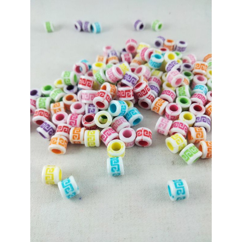 Parlaklik Manik Monte Mute Tabung Kecil Multiwarna 6MM Bahan Prakarya DIY Kerajinan Tangan