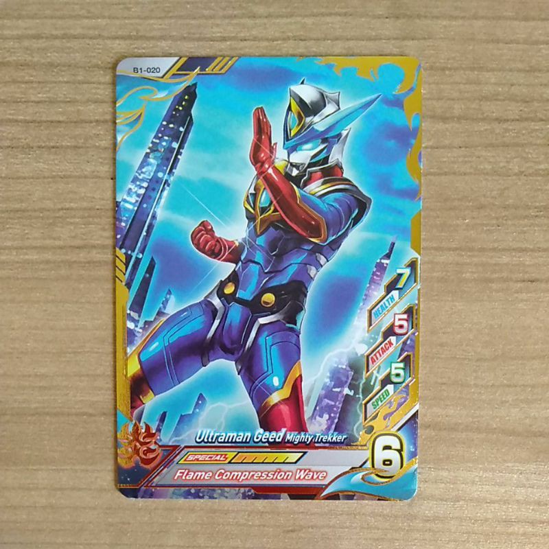 Ultraman Fusion Fight R/B ver 1 Ultraman Geed Mighty Trekker