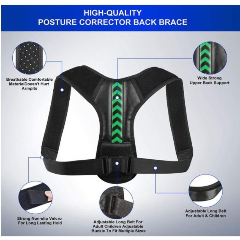 Posture Corrector Anti Bungkuk Penyangga Tulang Belakang