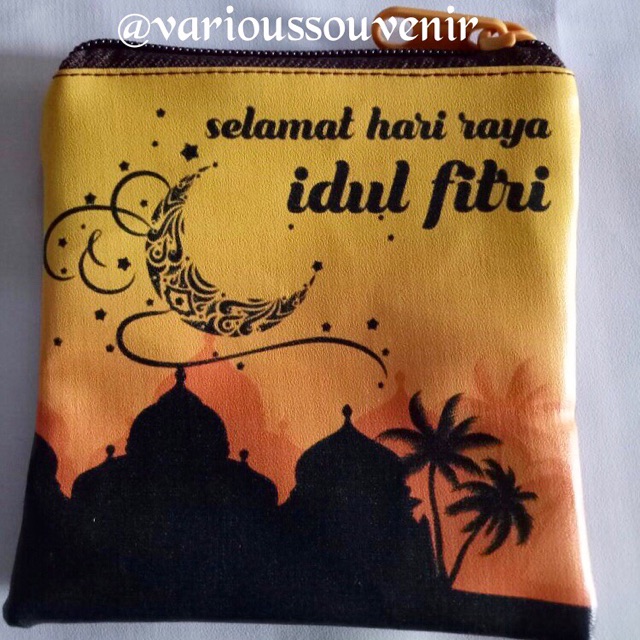 Dompet Lebaran Amplop Idul Fitri 3D Masjid Islami Bulan Ramadhan Eid Mubarak Amplop Fitrah THR Murah