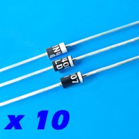 x10 Dioda 4007 IN4007 1 Amper DO-41 Rectifier Diode 1A General Purpose 1000V Isi 10 Pcs
