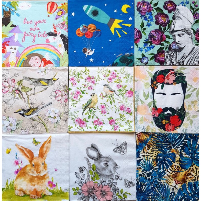 napkin decoupage