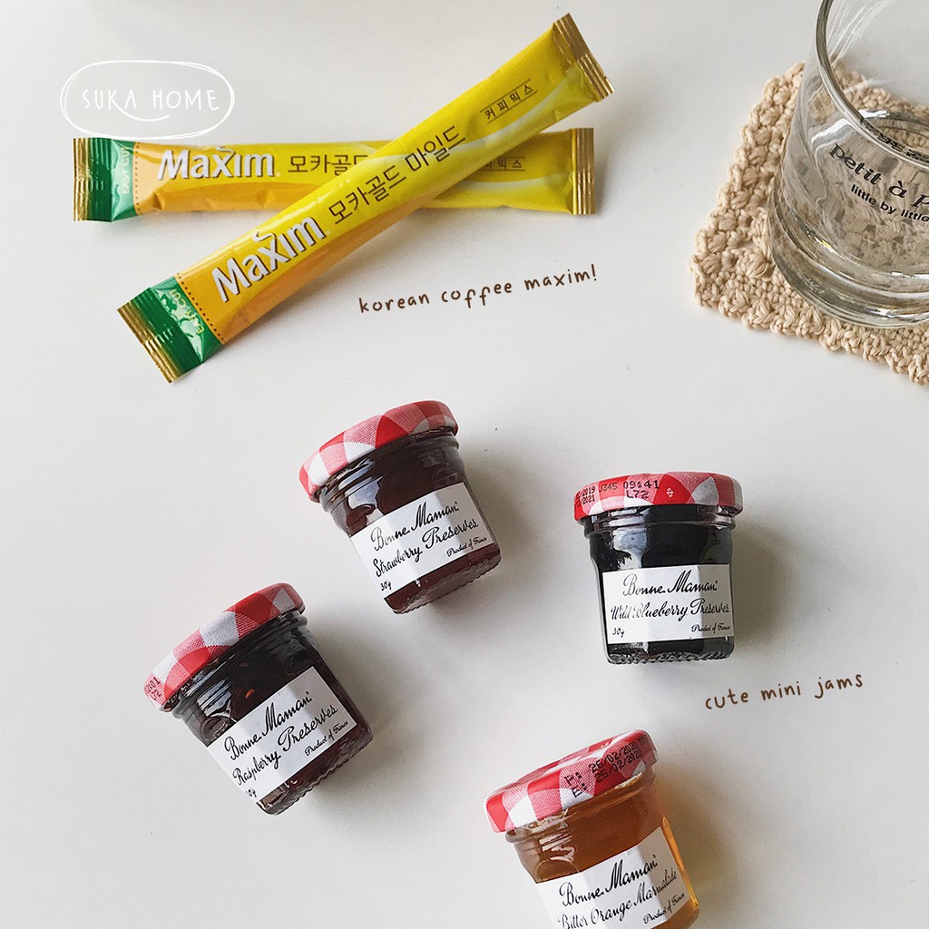 Suka Home Breakfast Kit| Fruit Jam Selection &amp; Korean Instant Coffee | Aneka selai buah &amp; kopi bubuk